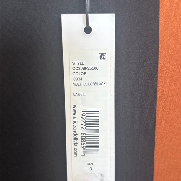 NWT Alice & Olivia Geometric Shift Dress - Picture 6 of 6